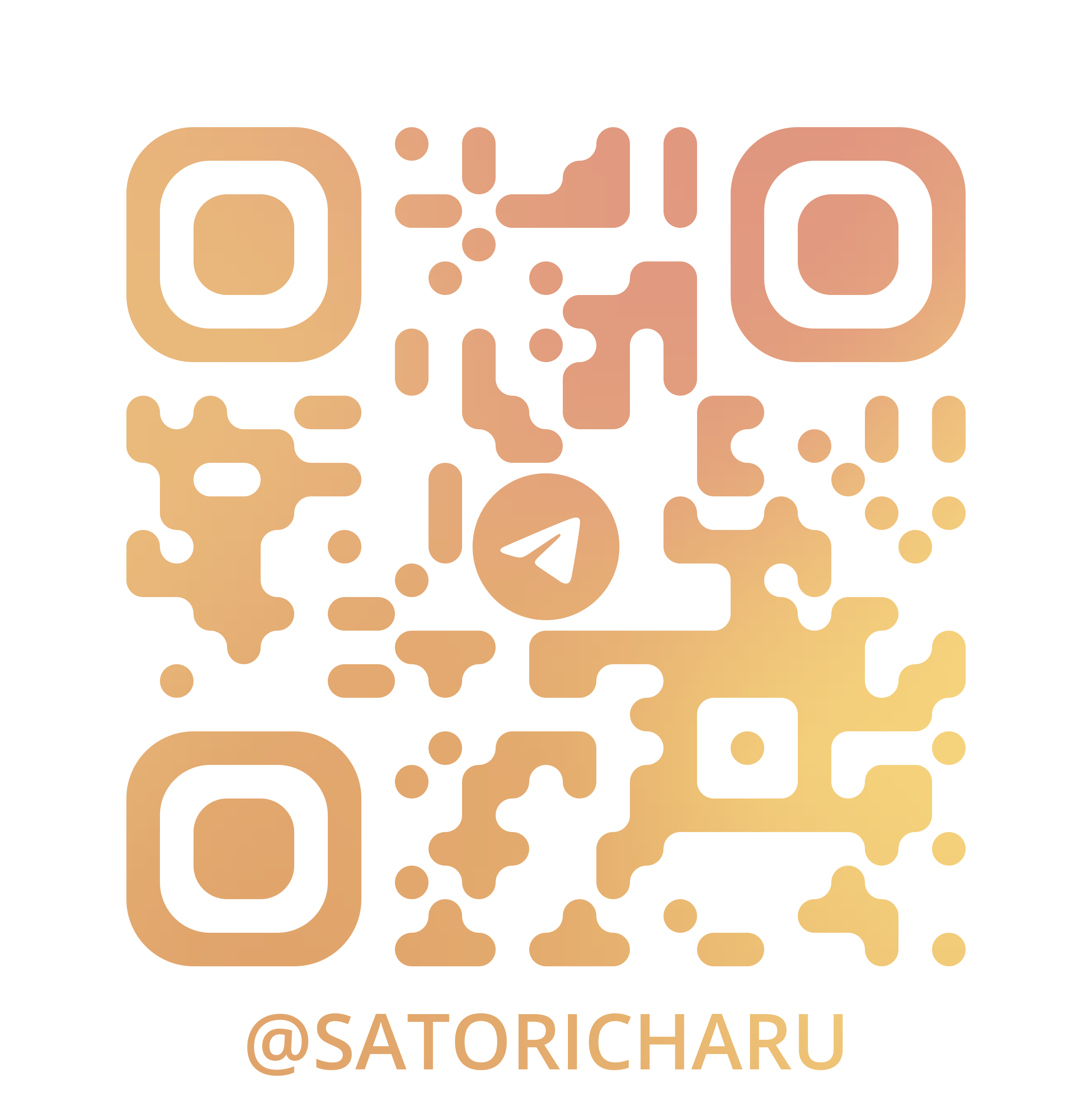 QR-код для подписки на Telegram-канал SatoriCha